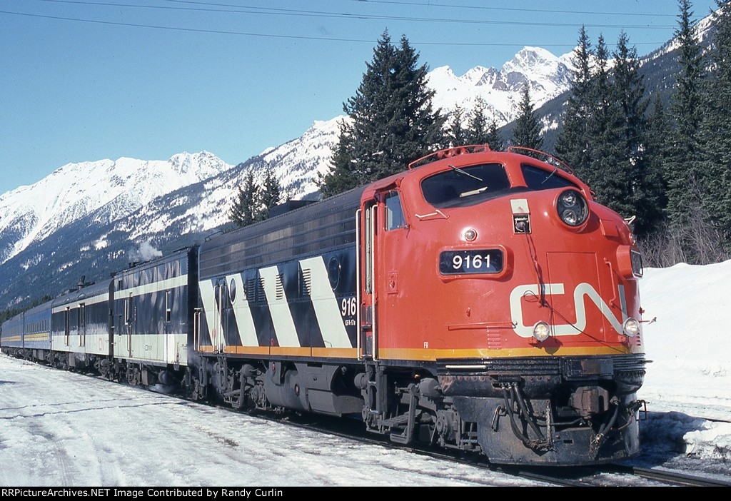 CN 9161 at Red Pass Jct BC